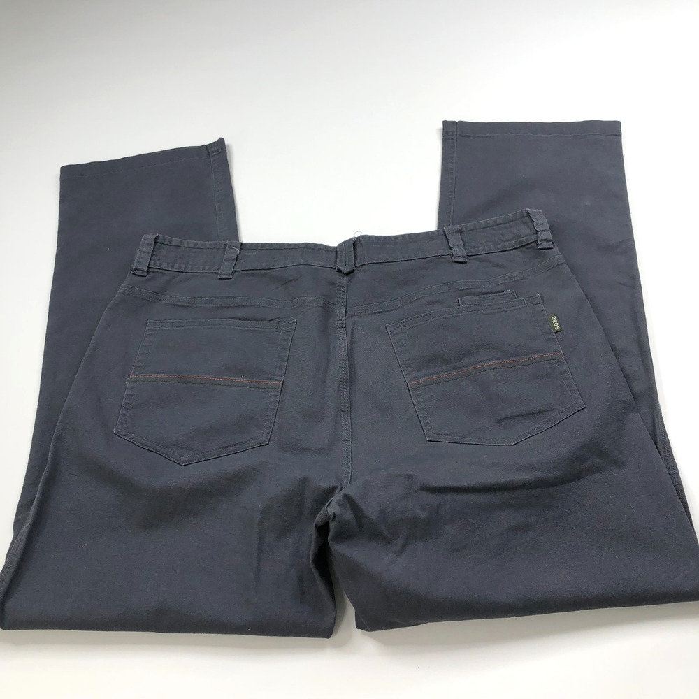 Howler Brothers 38x32 (Fits 39W 31L) Cotton Blend Flat Front Chino Pants Gray